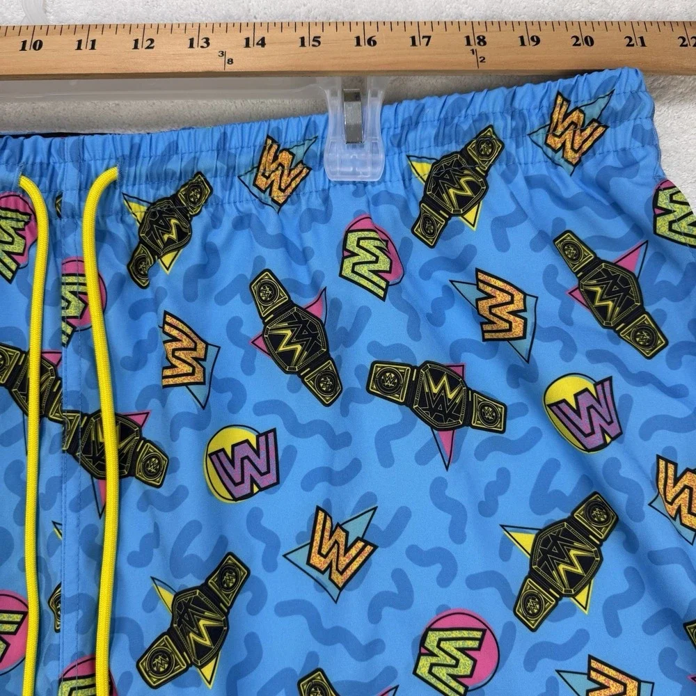 RSVLTS WWE In Your House Hybrid Shorts 3XL KUNUFLEX Swim‎ Trunks No Liner Retro